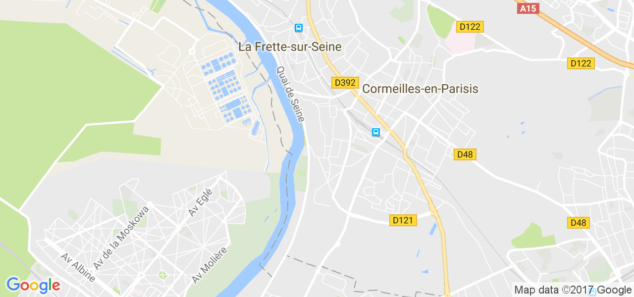 map de la ville de La Frette-sur-Seine