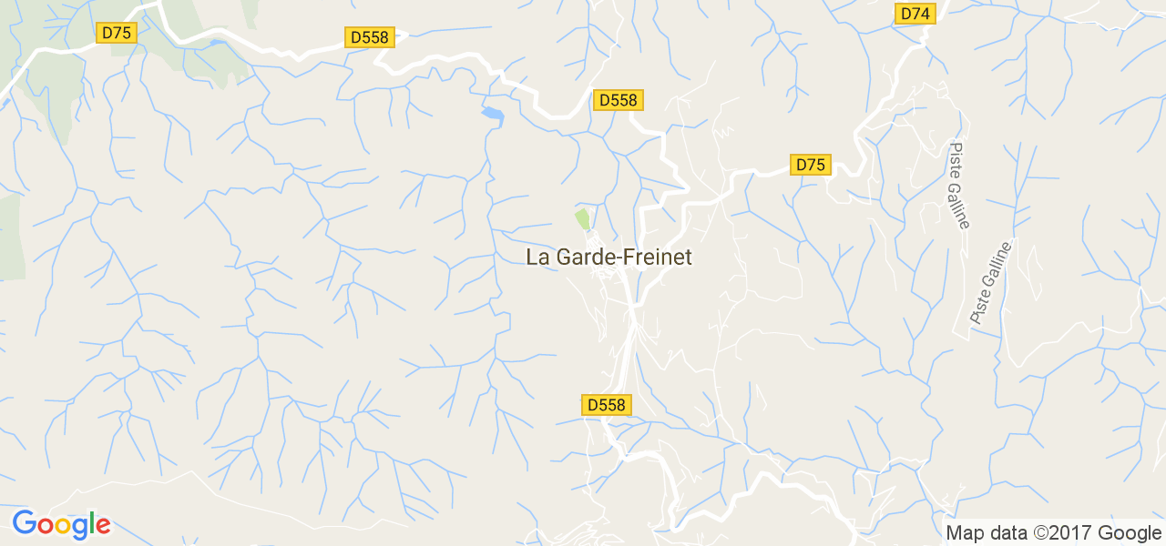 map de la ville de La Garde-Freinet