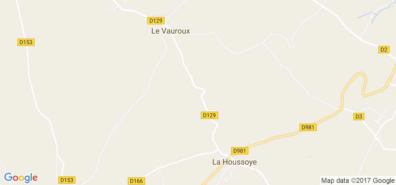 map de la ville de La Houssoye