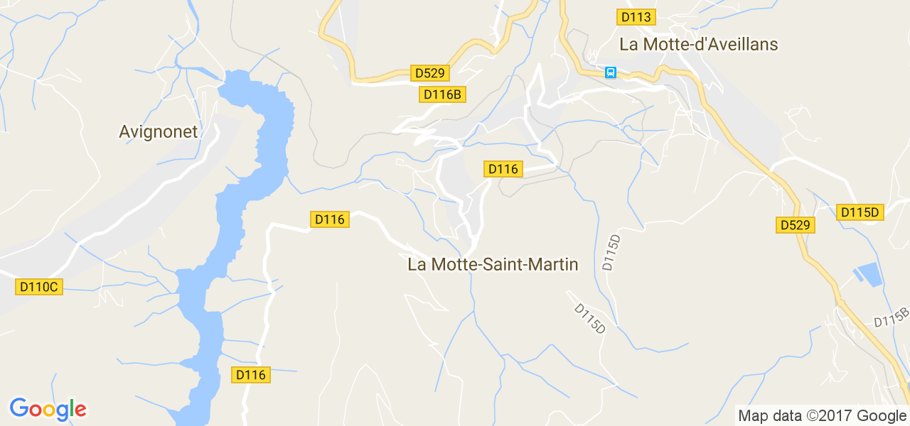 map de la ville de La Motte-Saint-Martin