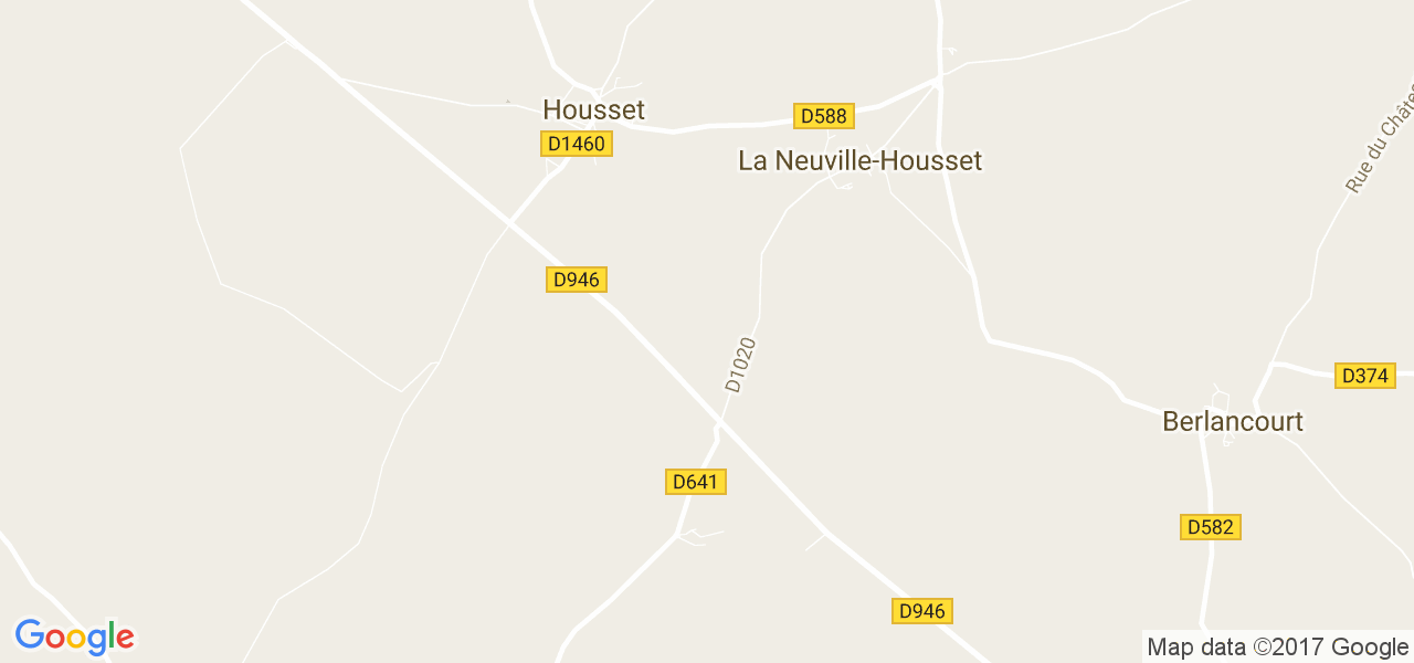 map de la ville de La Neuville-Housset