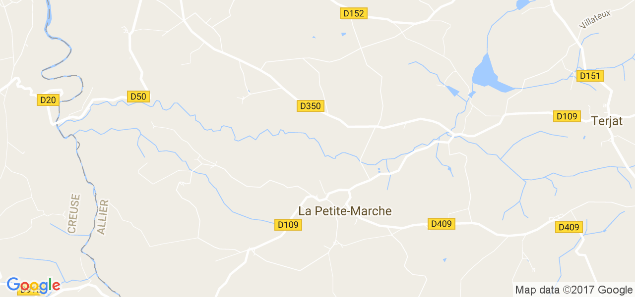 map de la ville de La Petite-Marche