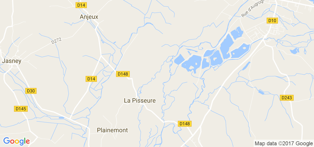 map de la ville de La Pisseure