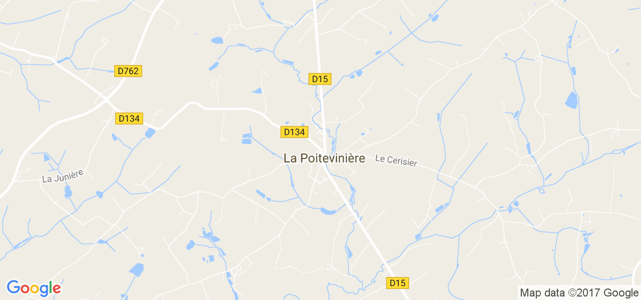 map de la ville de La Poitevinière