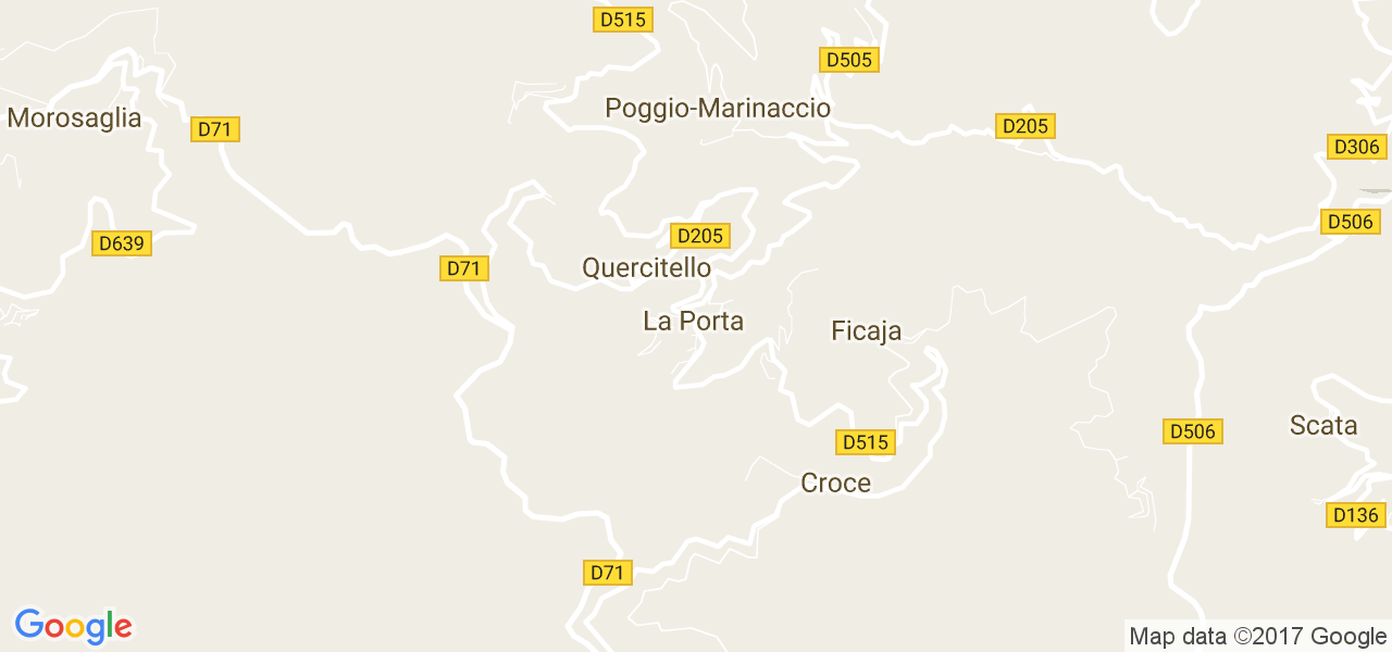 map de la ville de La Porta