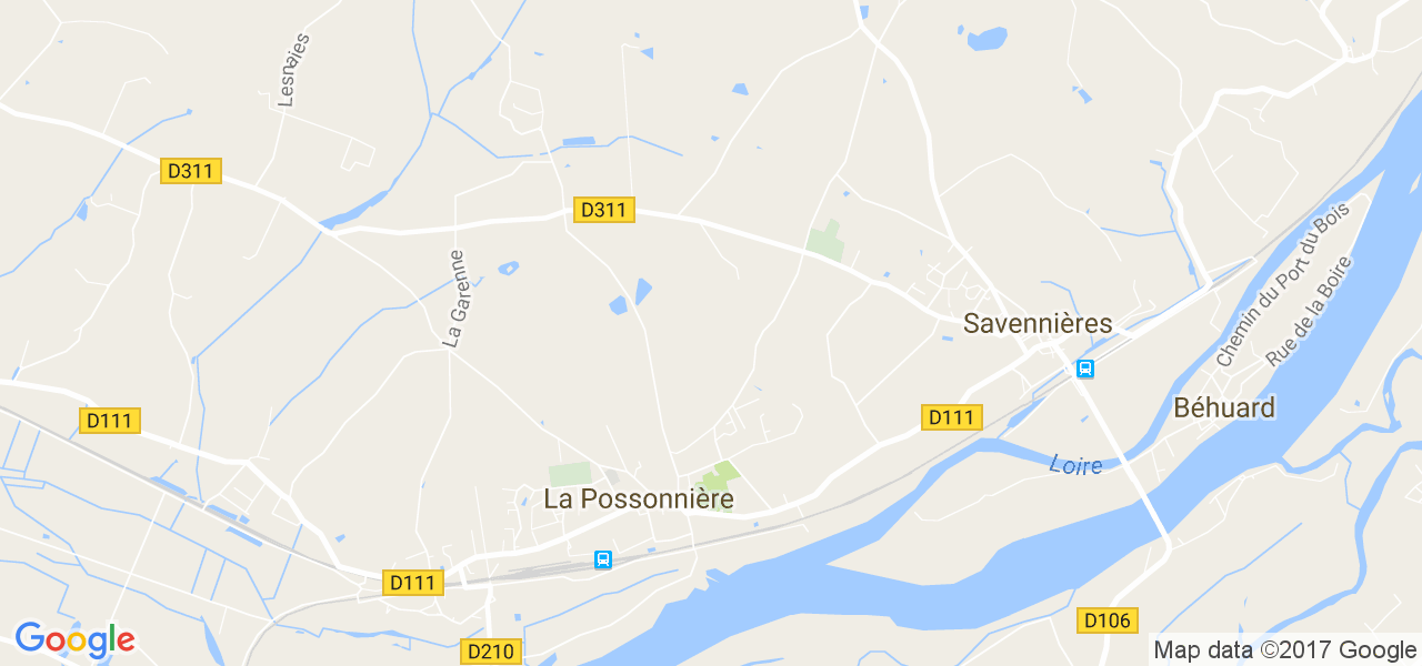 map de la ville de La Possonnière