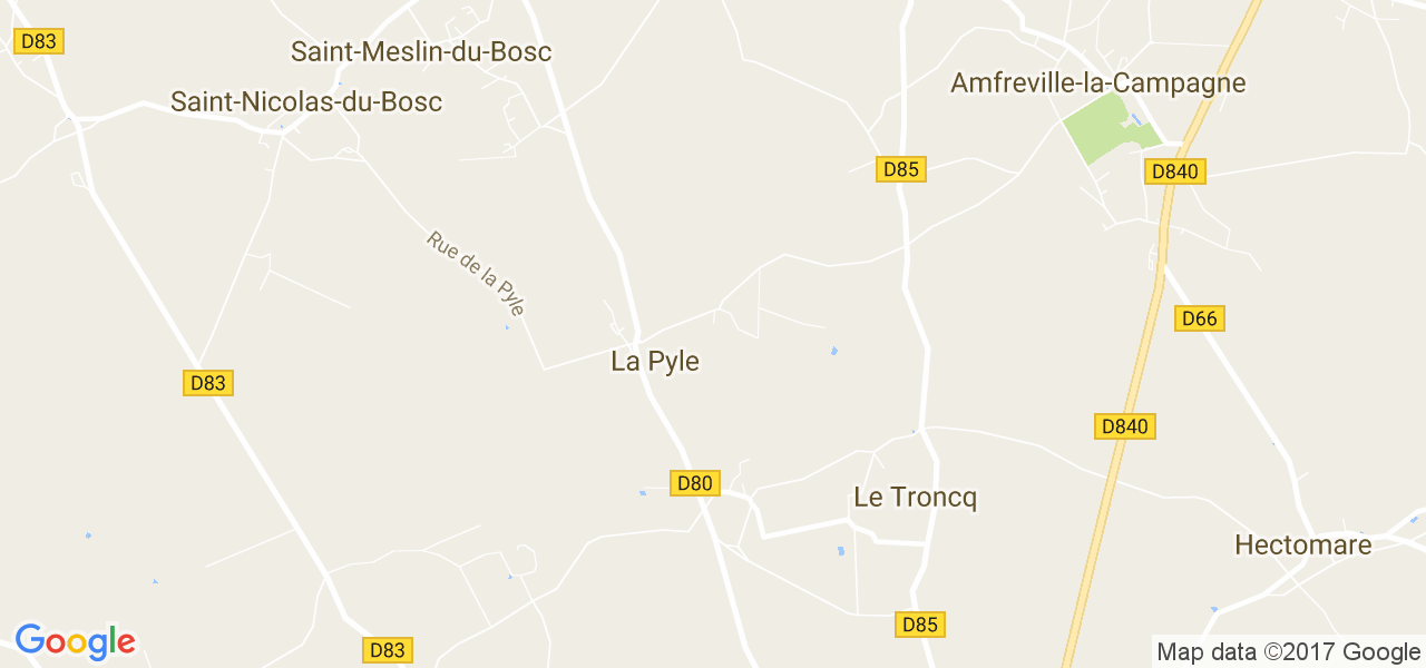 map de la ville de La Pyle