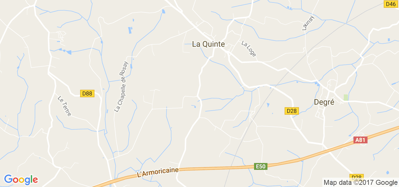 map de la ville de La Quinte