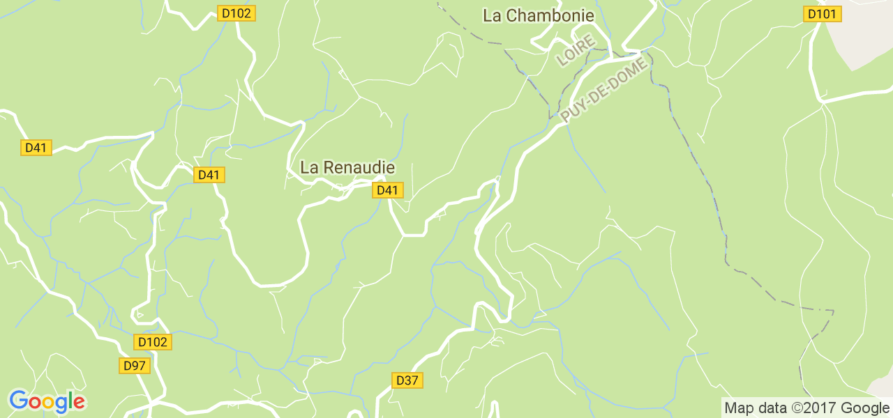 map de la ville de La Renaudie