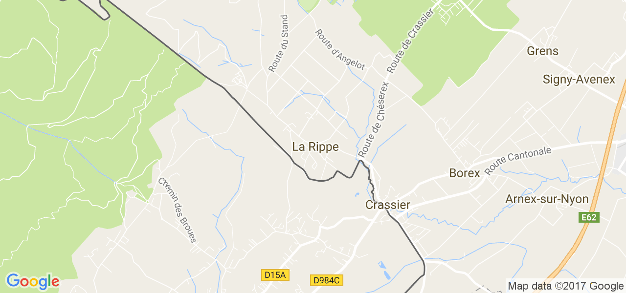 map de la ville de La Rippe