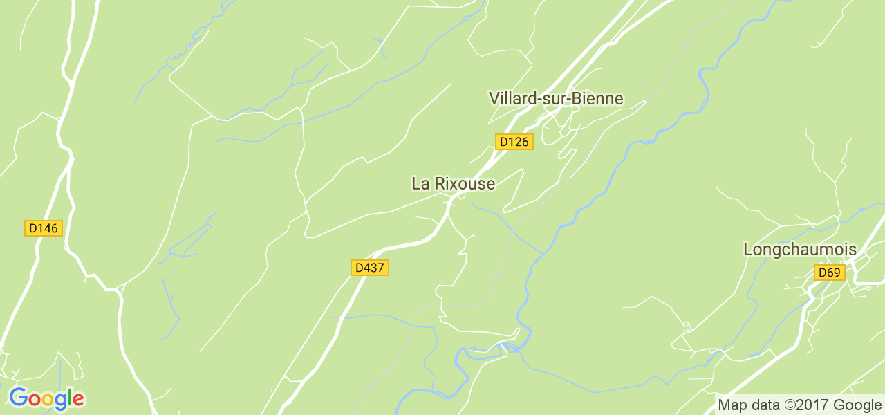 map de la ville de La Rixouse