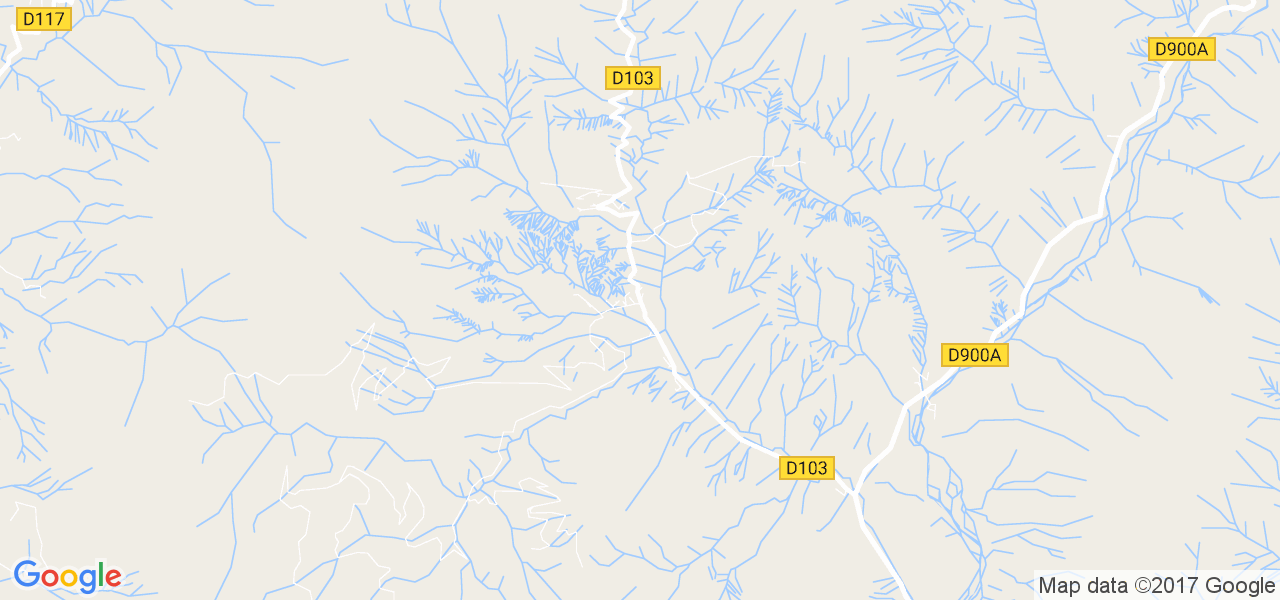 map de la ville de La Robine-sur-Galabre