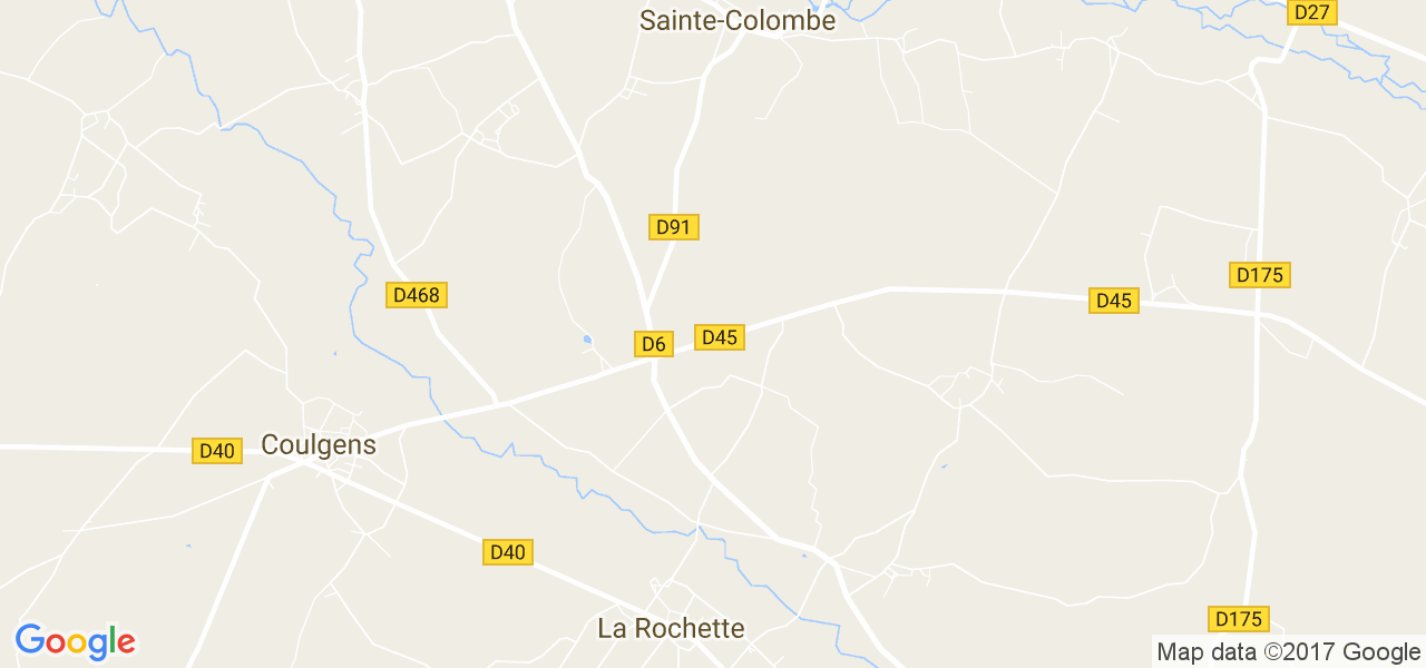 map de la ville de La Rochette