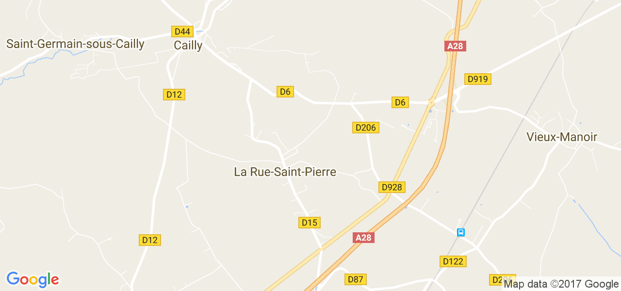 map de la ville de La Rue-Saint-Pierre