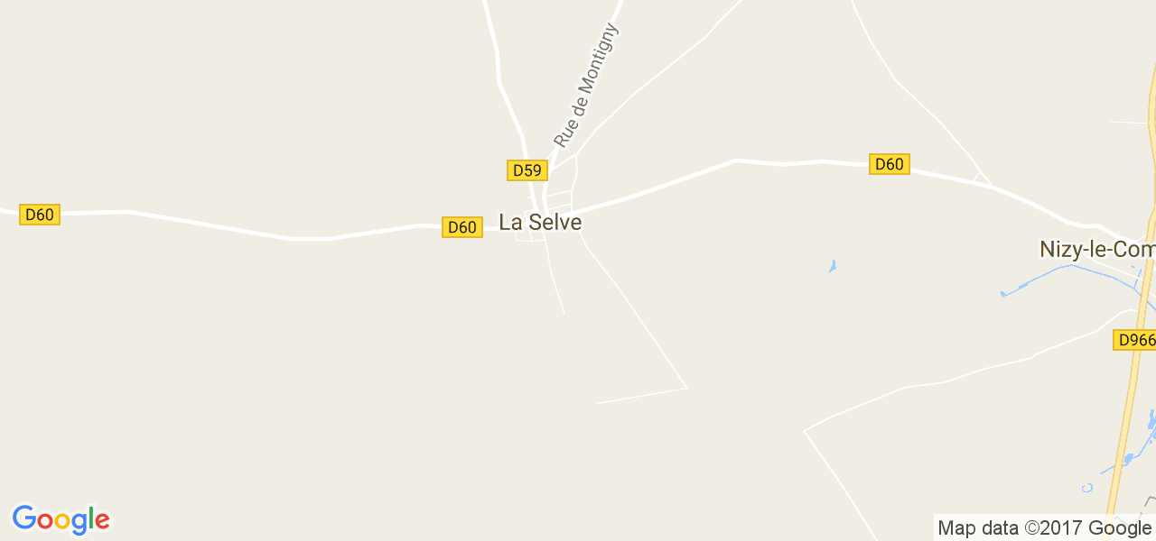 map de la ville de La Selve