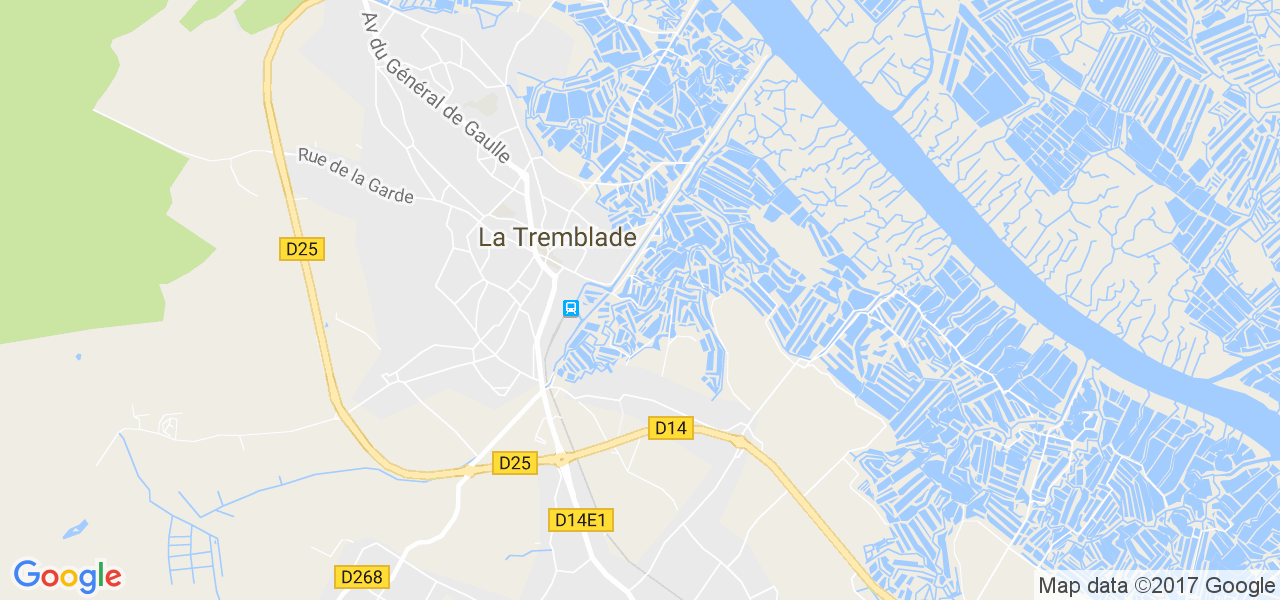 map de la ville de La Tremblade