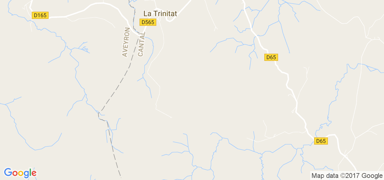 map de la ville de La Trinitat