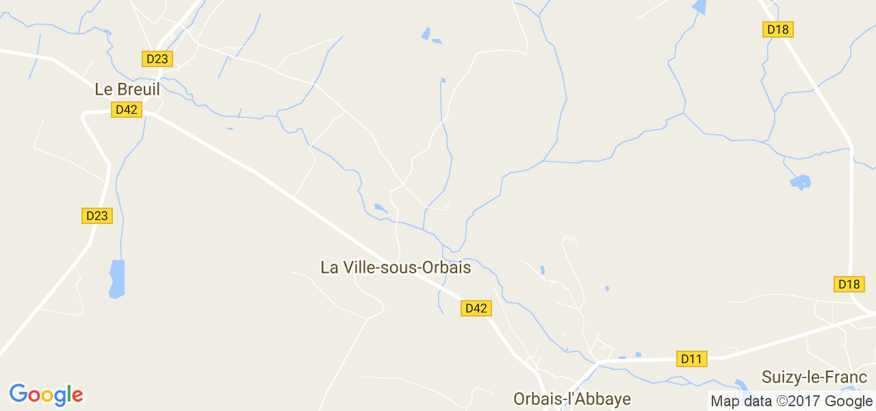 map de la ville de La Ville-sous-Orbais