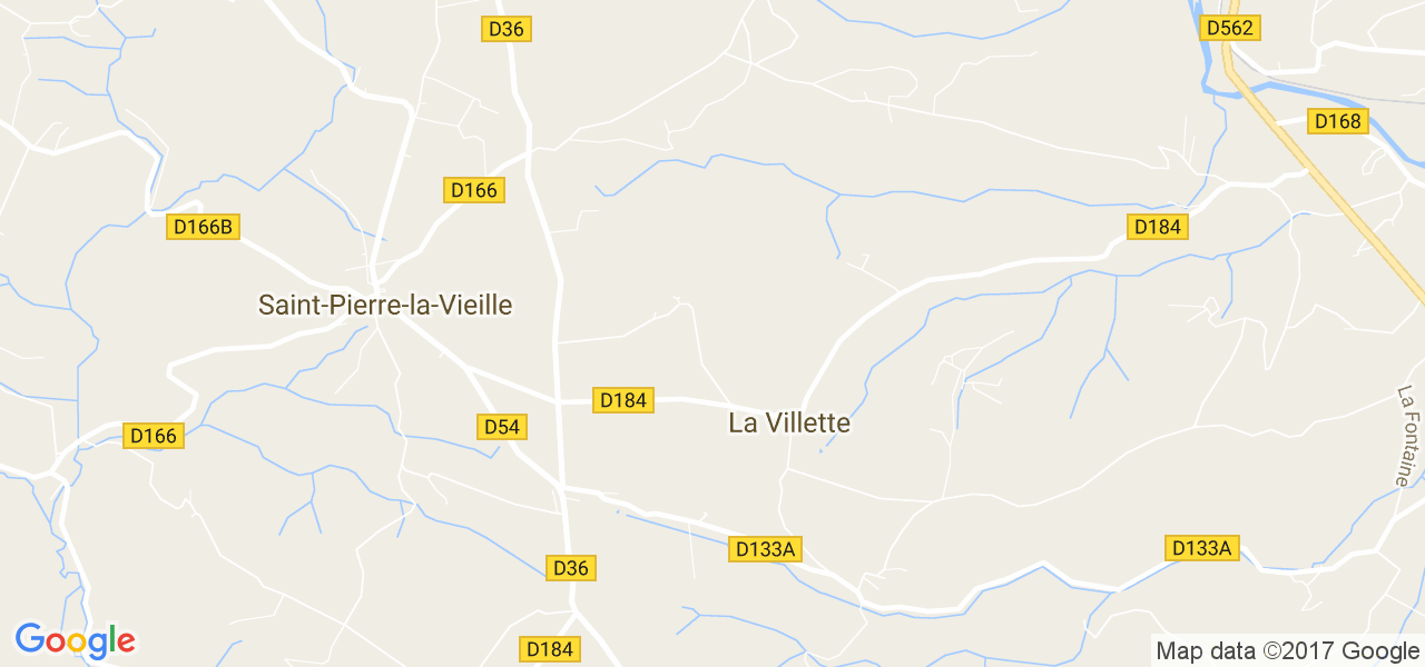 map de la ville de La Villette