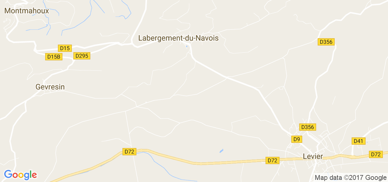 map de la ville de Labergement-du-Navois