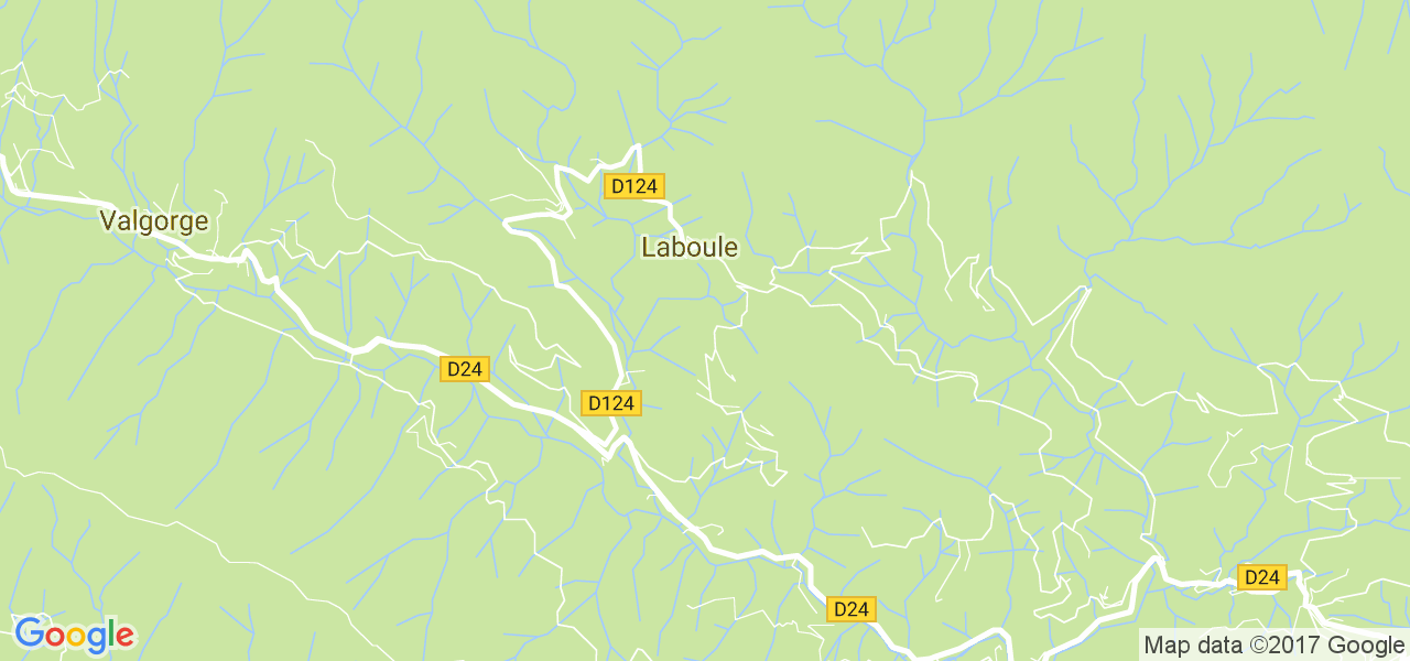 map de la ville de Laboule