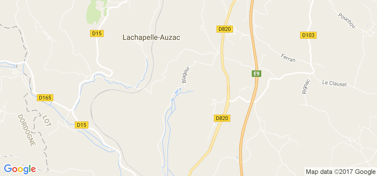 map de la ville de Lachapelle-Auzac