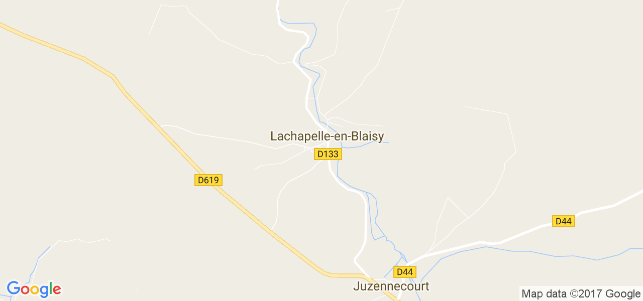 map de la ville de Lachapelle-en-Blaisy