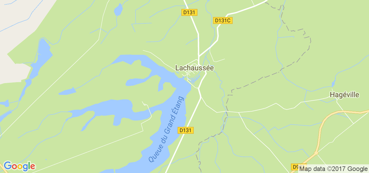 map de la ville de Lachaussée