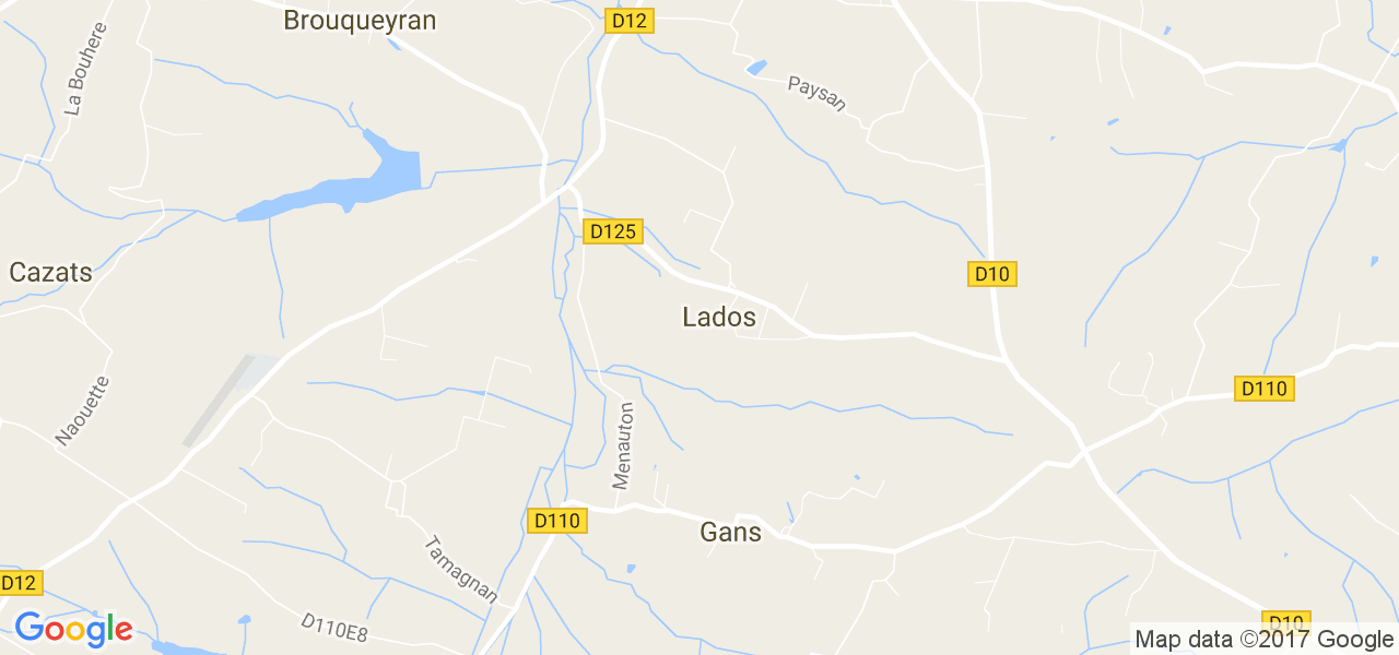 map de la ville de Lados