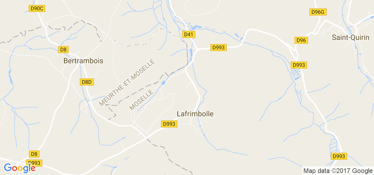 map de la ville de Lafrimbolle