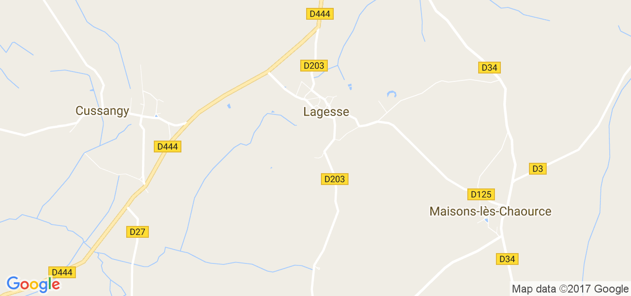 map de la ville de Lagesse