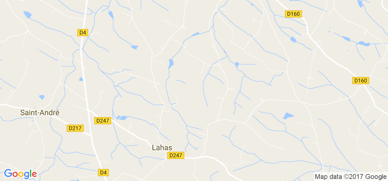 map de la ville de Lahas