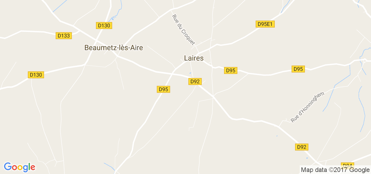 map de la ville de Laires