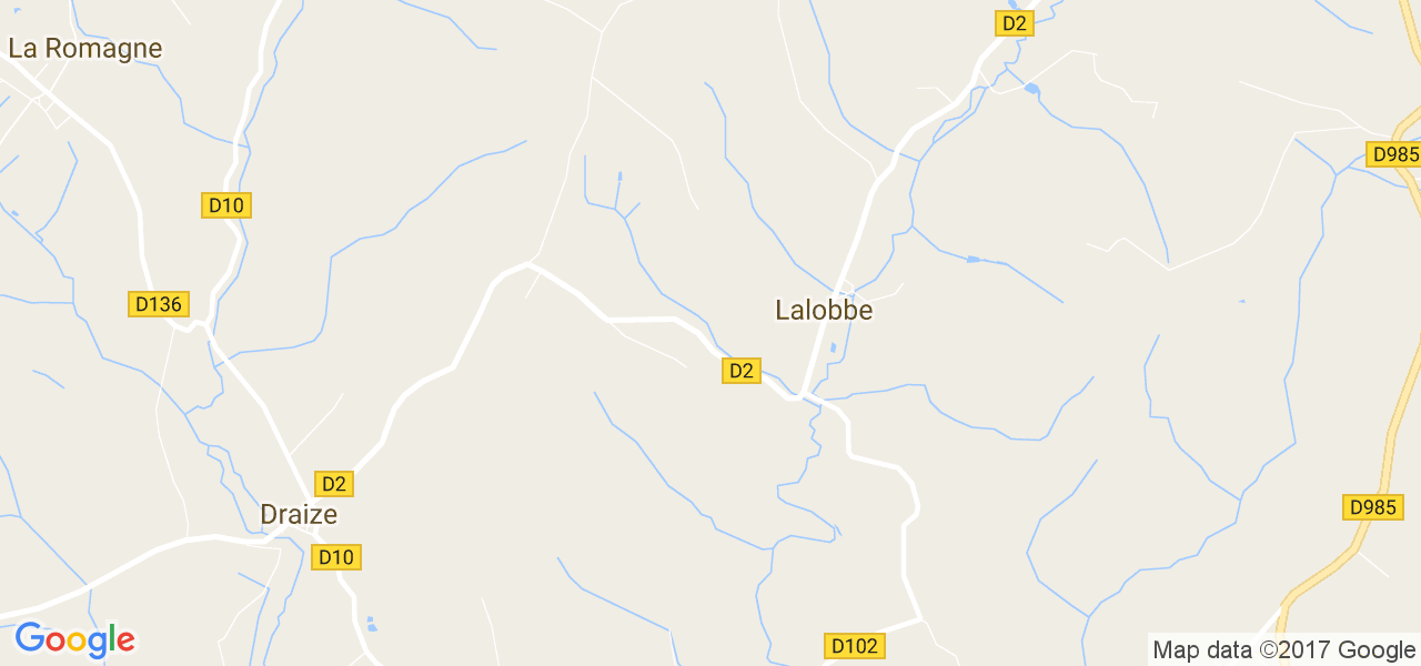 map de la ville de Lalobbe