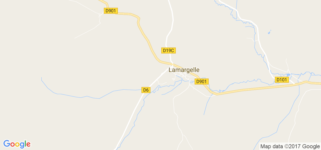 map de la ville de Lamargelle