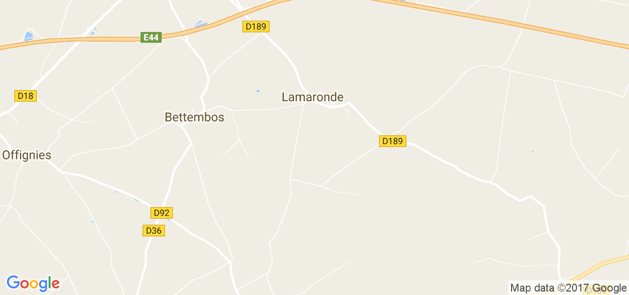 map de la ville de Lamaronde