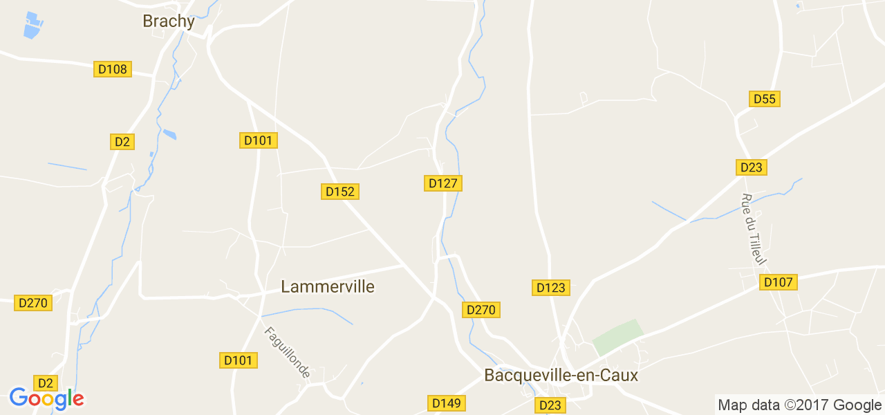 map de la ville de Lammerville