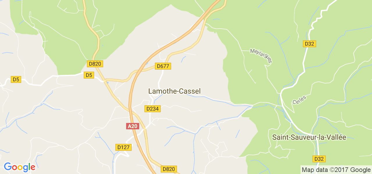 map de la ville de Lamothe-Cassel