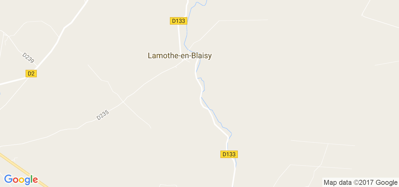 map de la ville de Lamothe-en-Blaisy