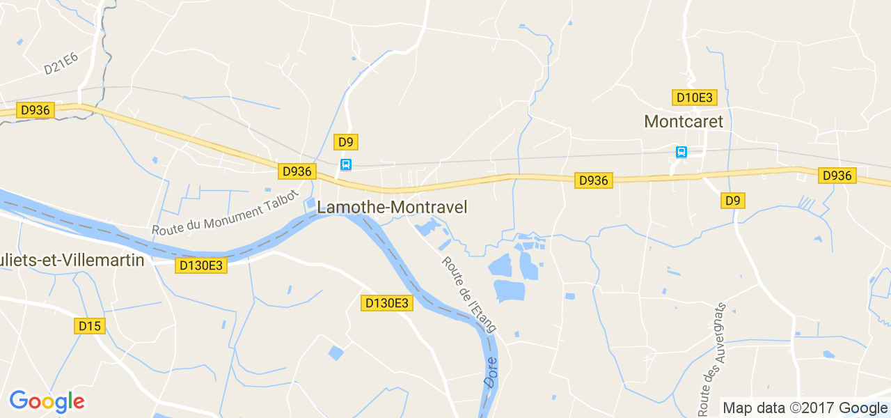 map de la ville de Lamothe-Montravel