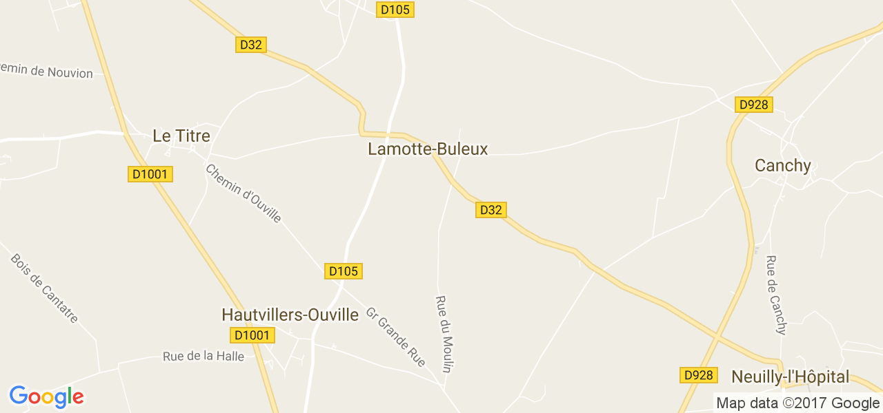 map de la ville de Lamotte-Buleux