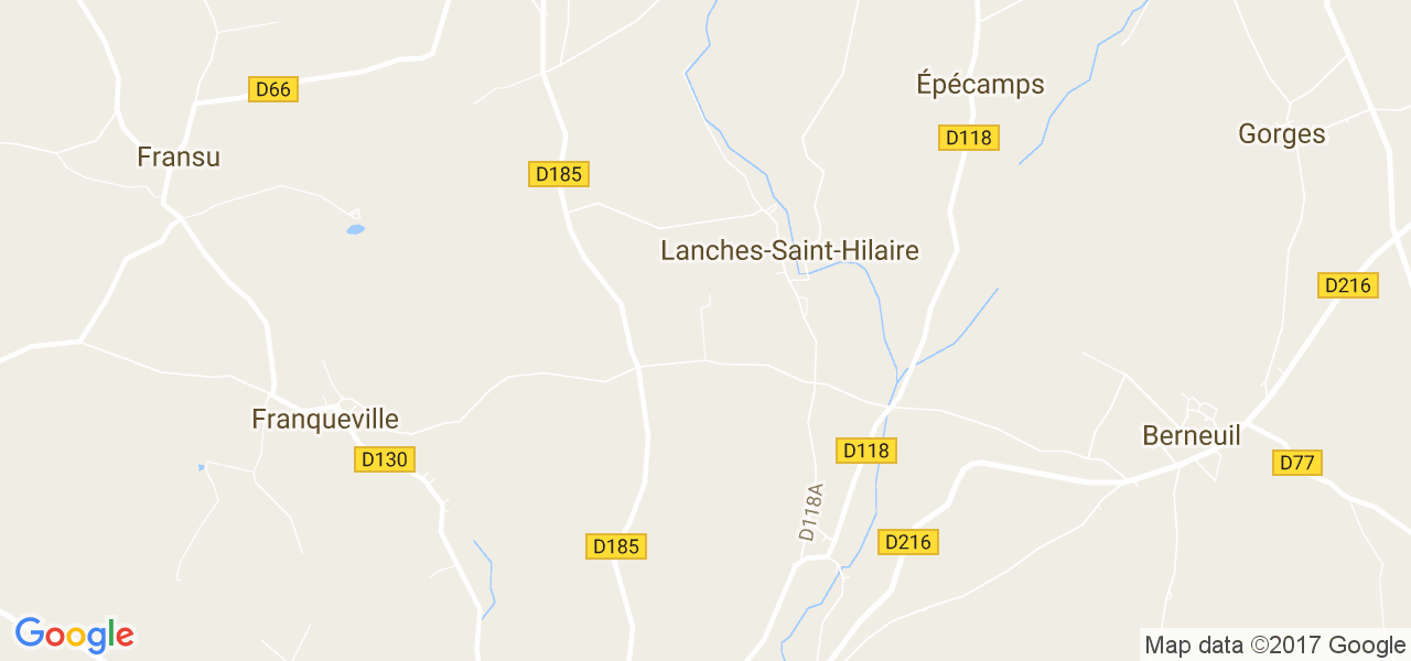 map de la ville de Lanches-Saint-Hilaire