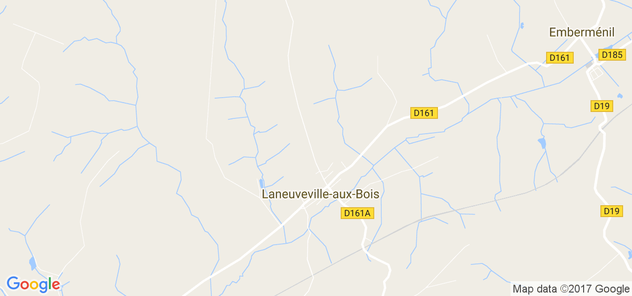 map de la ville de Laneuveville-aux-Bois