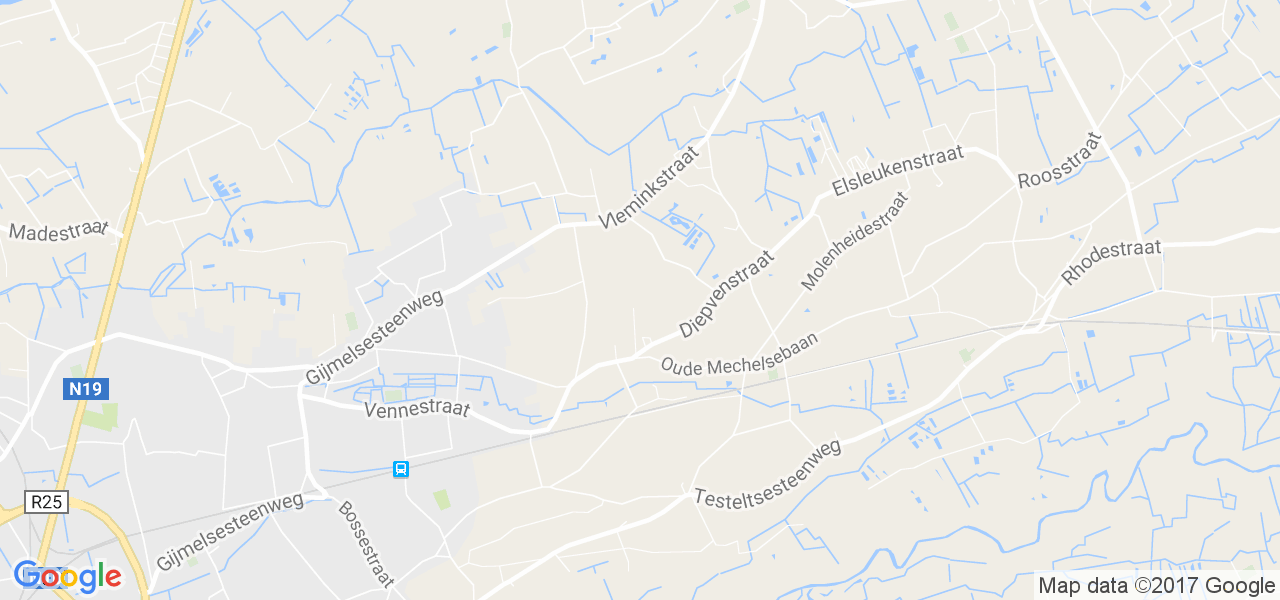 map de la ville de Langdorp