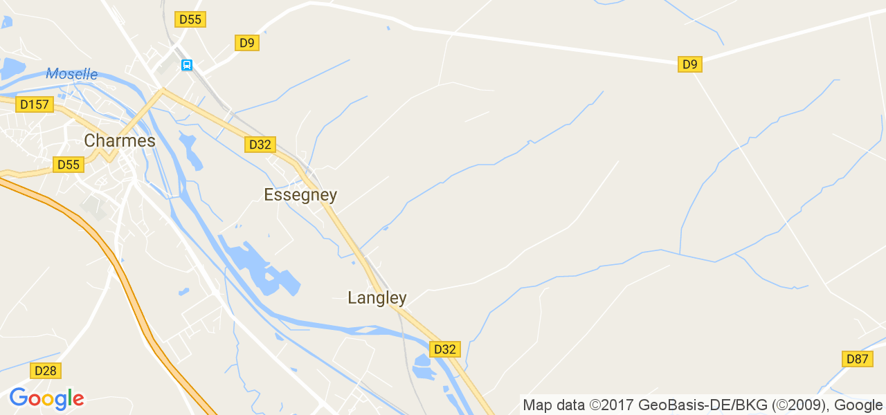 map de la ville de Langley