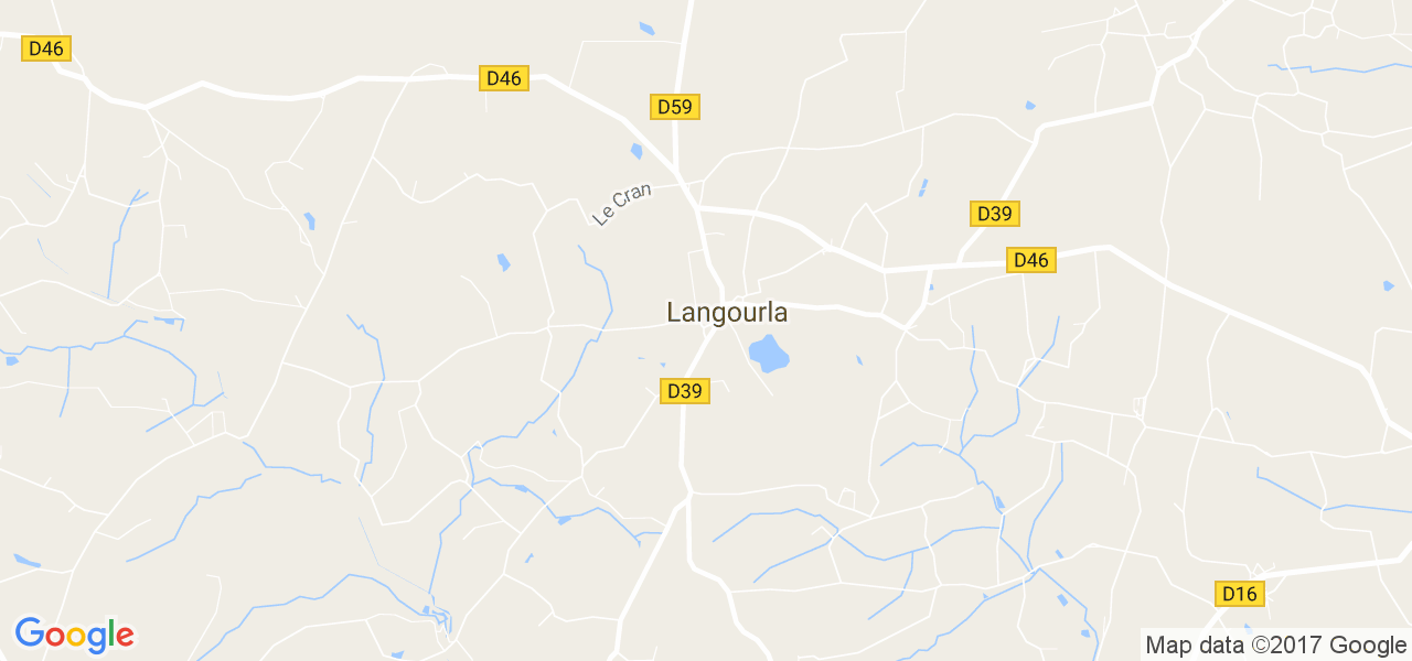 map de la ville de Langourla