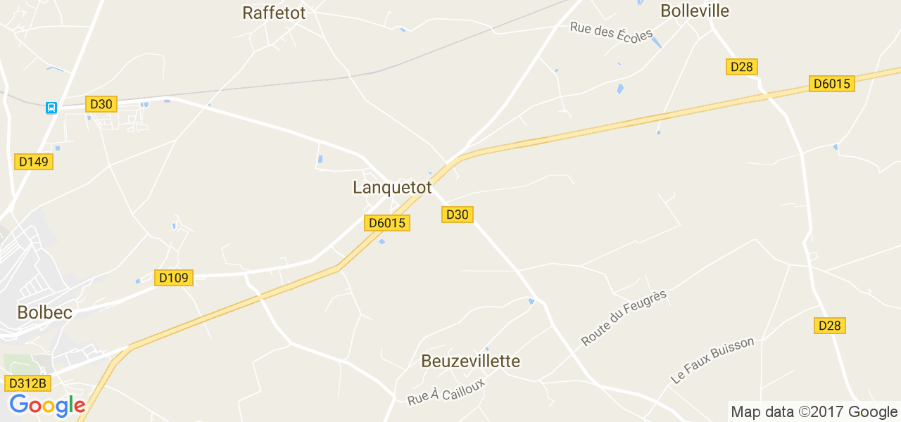 map de la ville de Lanquetot