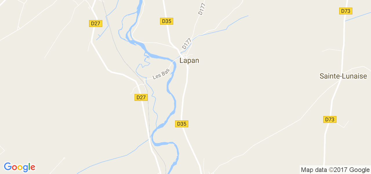 map de la ville de Lapan