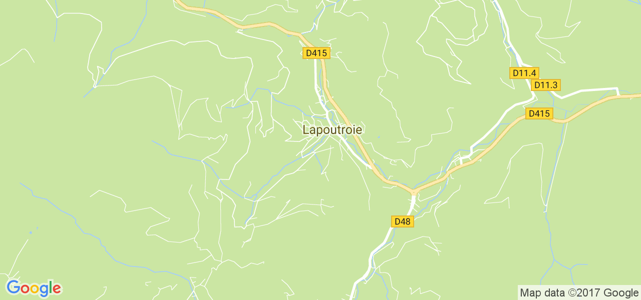 map de la ville de Lapoutroie