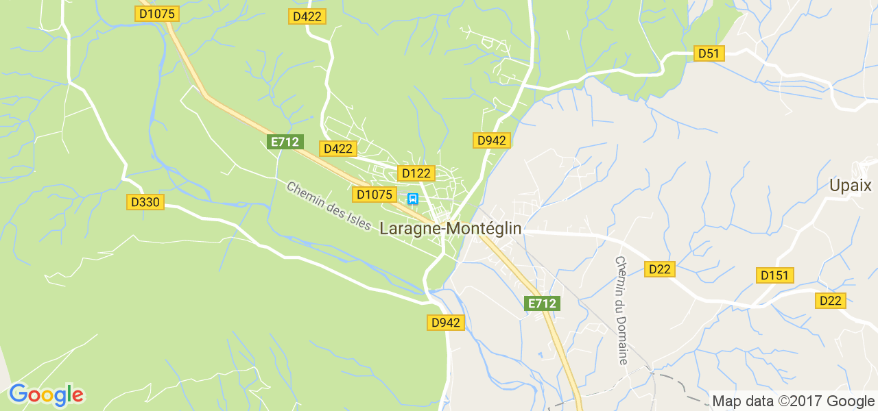 map de la ville de Laragne-Montéglin